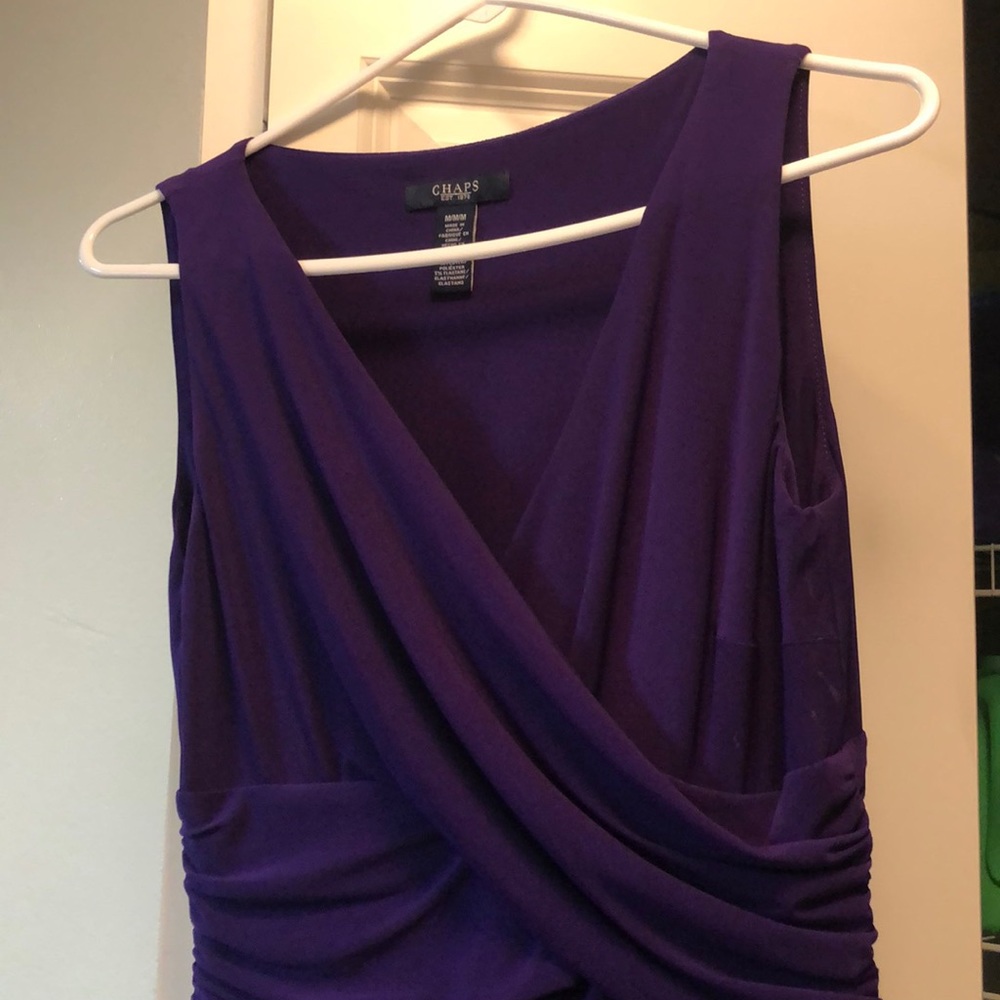 Formal royal purple dress